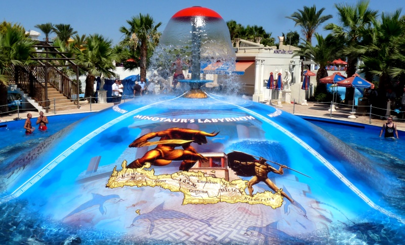 аквапарк в айя-напа “waterworld”, кипр 